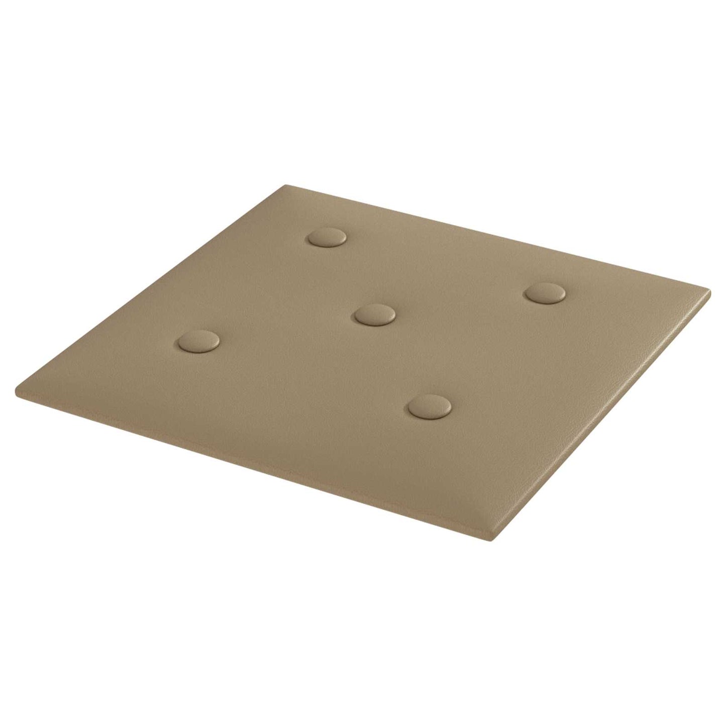 Fali Fejtámla 12 pcs Cappuccino 30 x 30 cm Műbőr