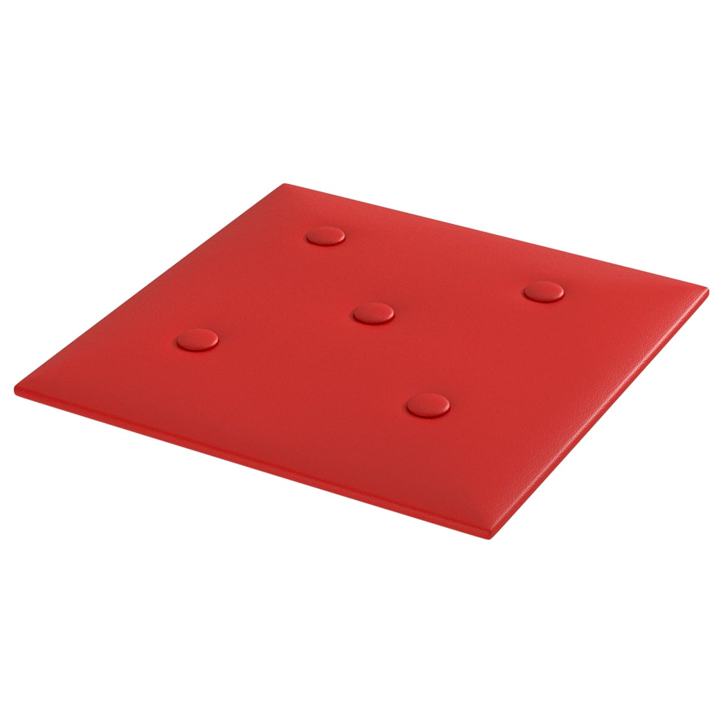 Fali Fejtámla 12 pcs Bordó 30 x 30 cm Műbőr