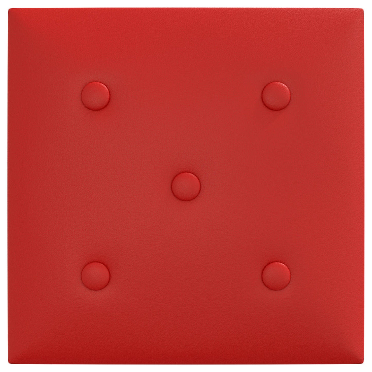 Fali Fejtámla 12 pcs Bordó 30 x 30 cm Műbőr
