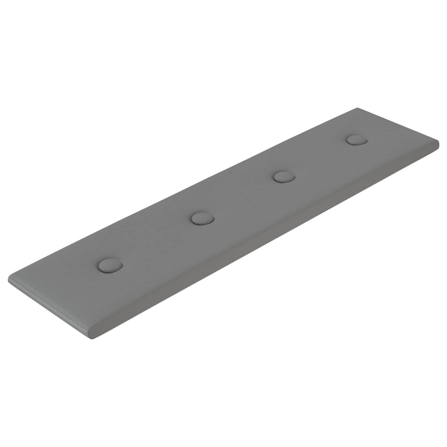 Fali Fejtámla 12 pcs Szürke 60 x 15 cm Műbőr
