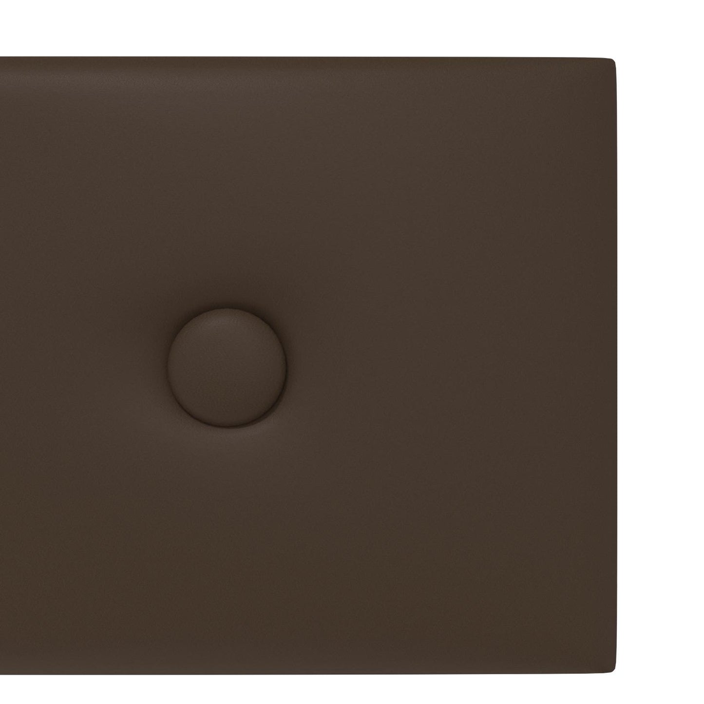 Fali Fejtámla 12 pcs Barna 60 x 15 cm Műbőr