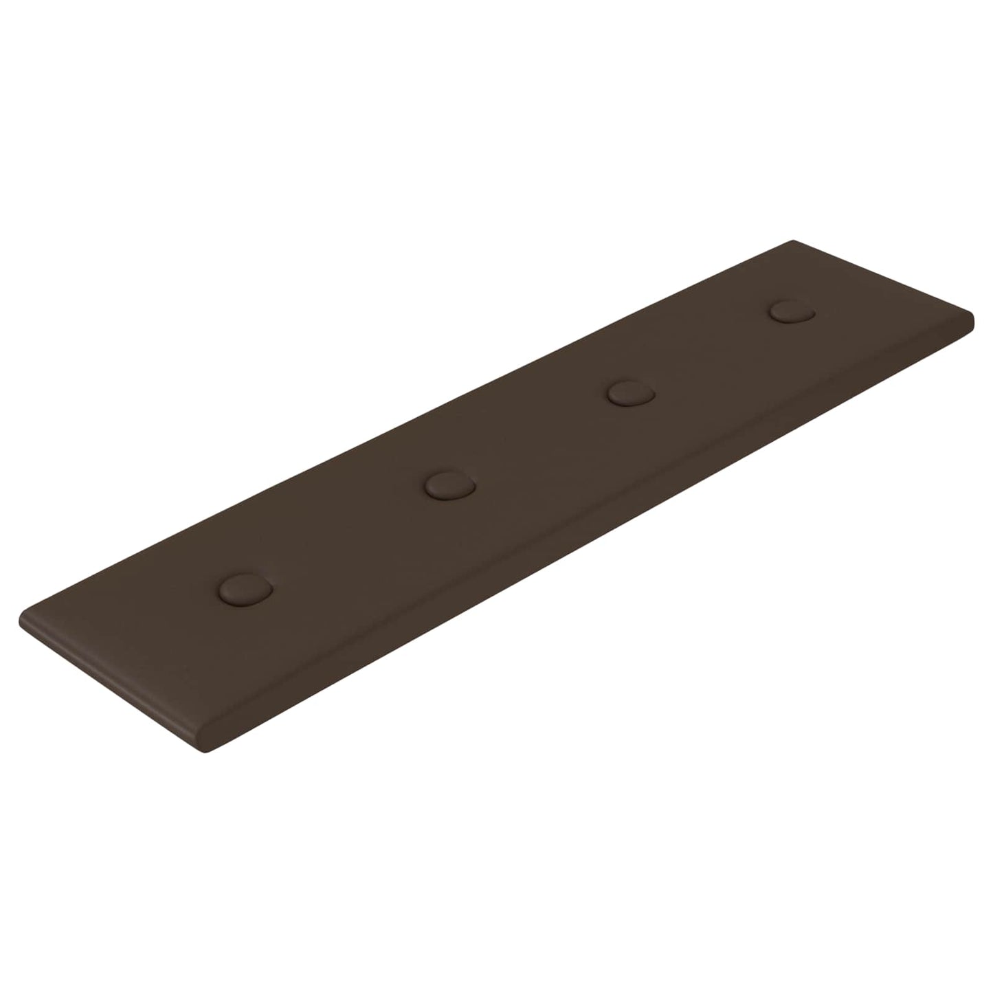 Fali Fejtámla 12 pcs Barna 60 x 15 cm Műbőr