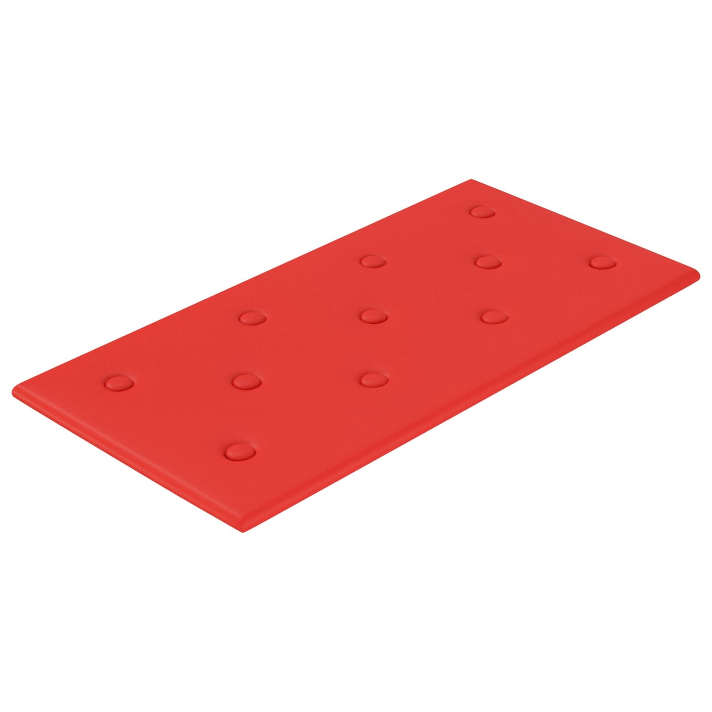 Fali Fejtámla 12 pcs Piros 60 x 30 cm Műbőr