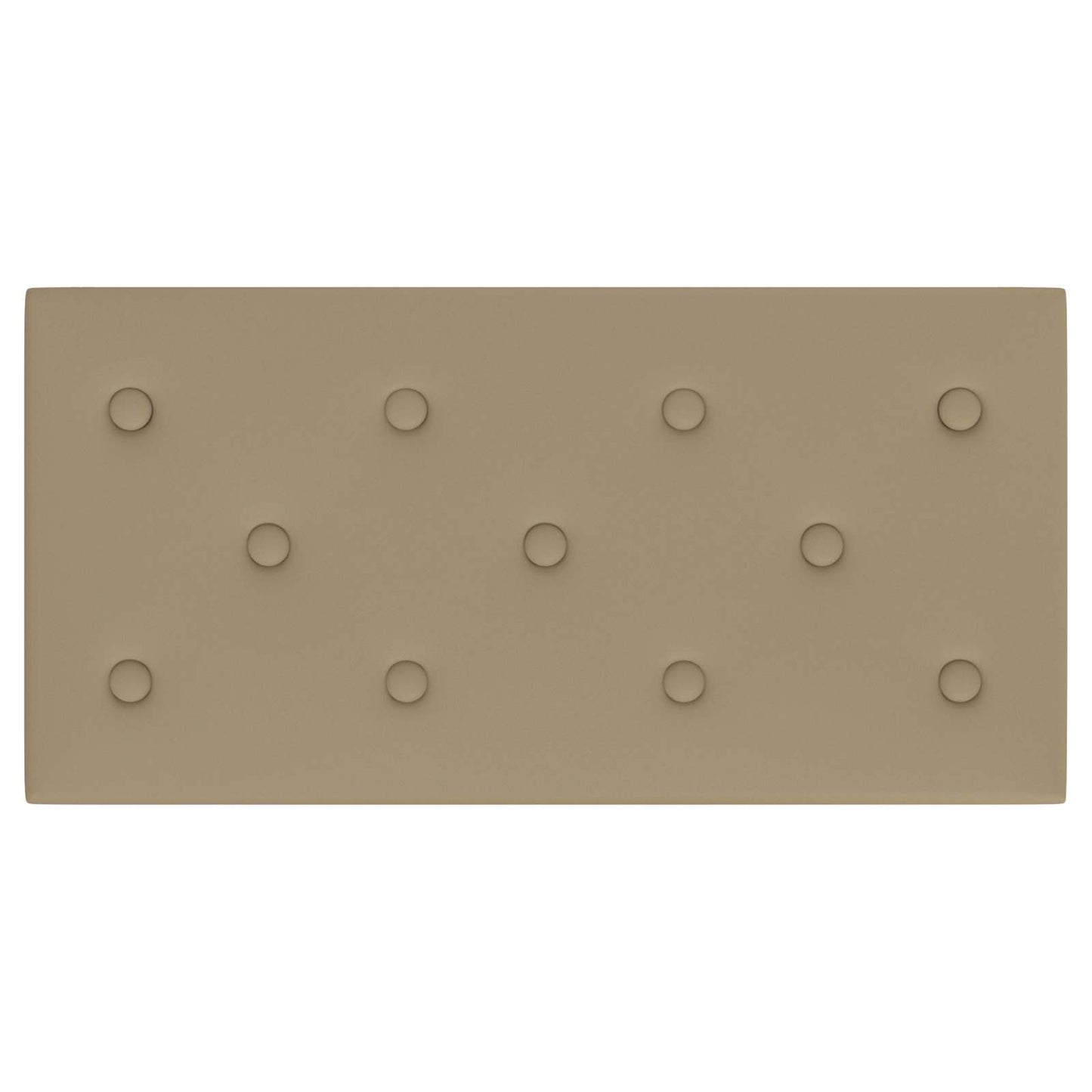 Fali Fejtámla 12 pcs Cappuccino 60 x 30 cm Műbőr