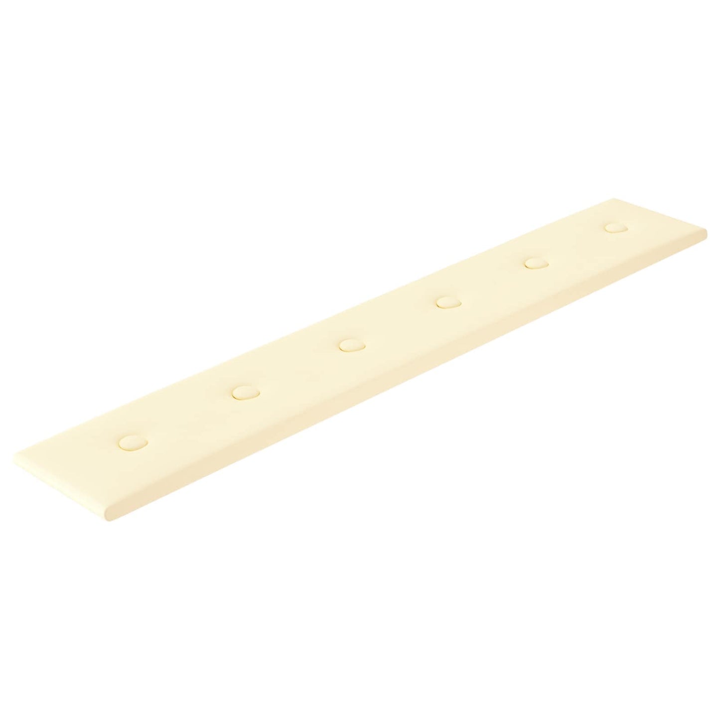 Fali Fejtámla 12 pcs Krém 90 x 15 cm Műbőr