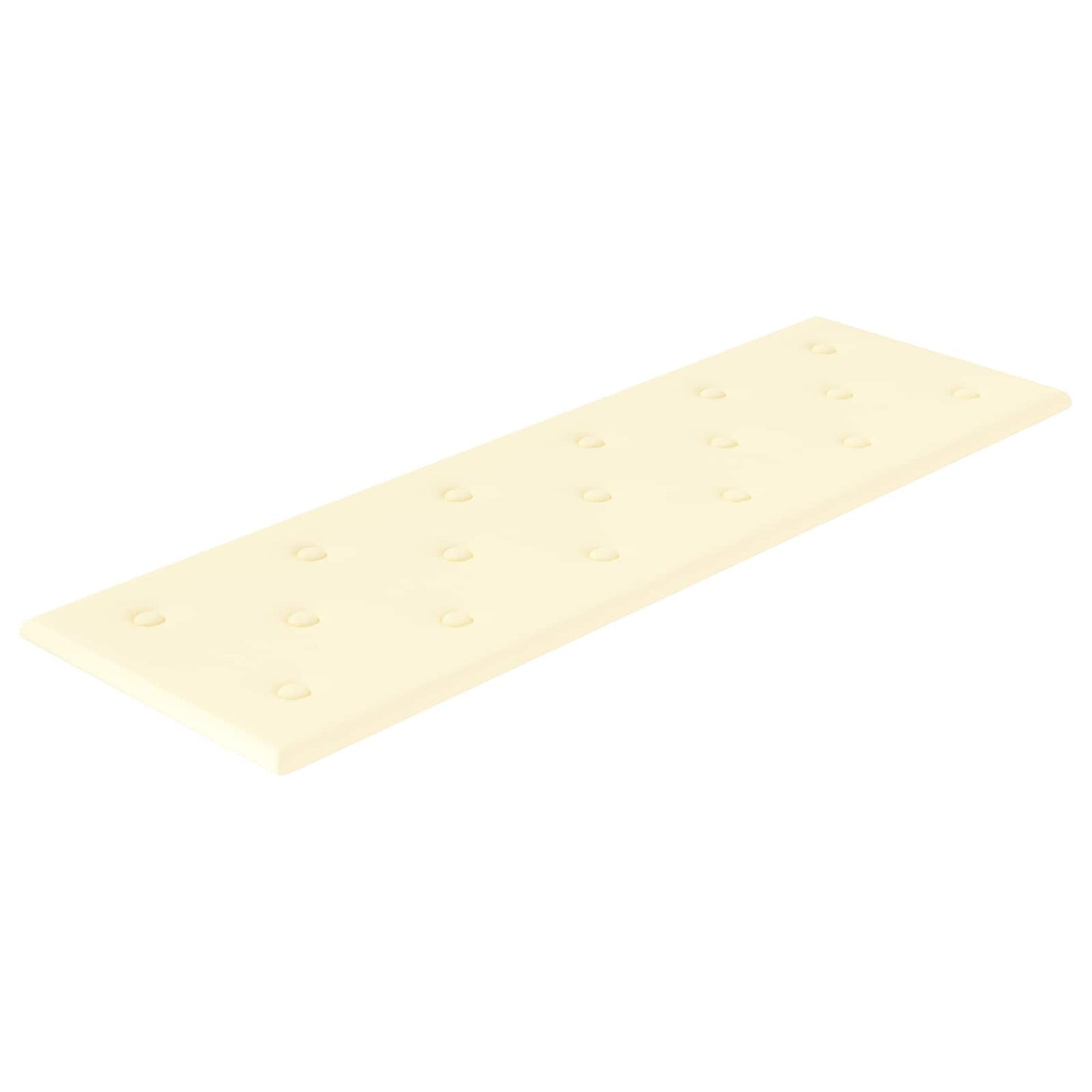 Fali Fejtámla 12 pcs Krém 90 x 30 cm Műbőr