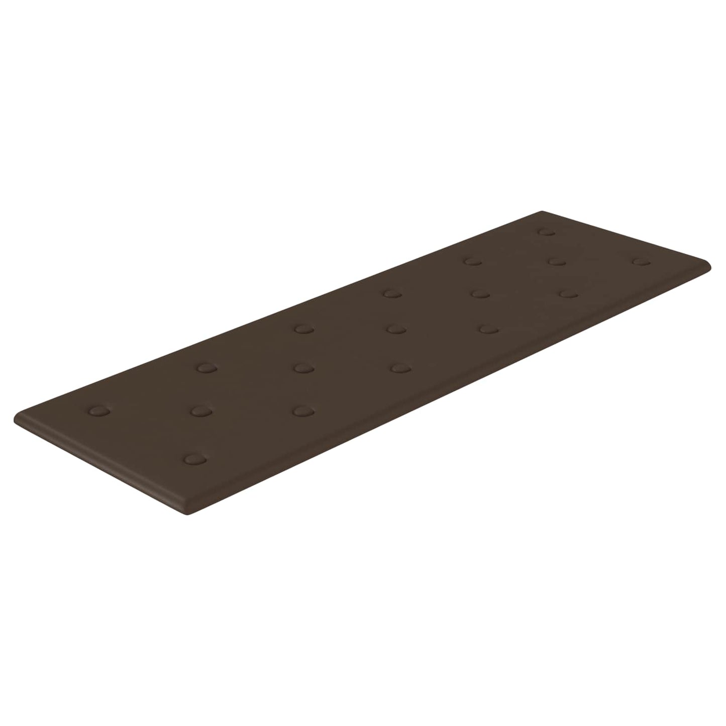 Fali Fejtámla 12 pcs Barna 90 x 30 cm Műbőr