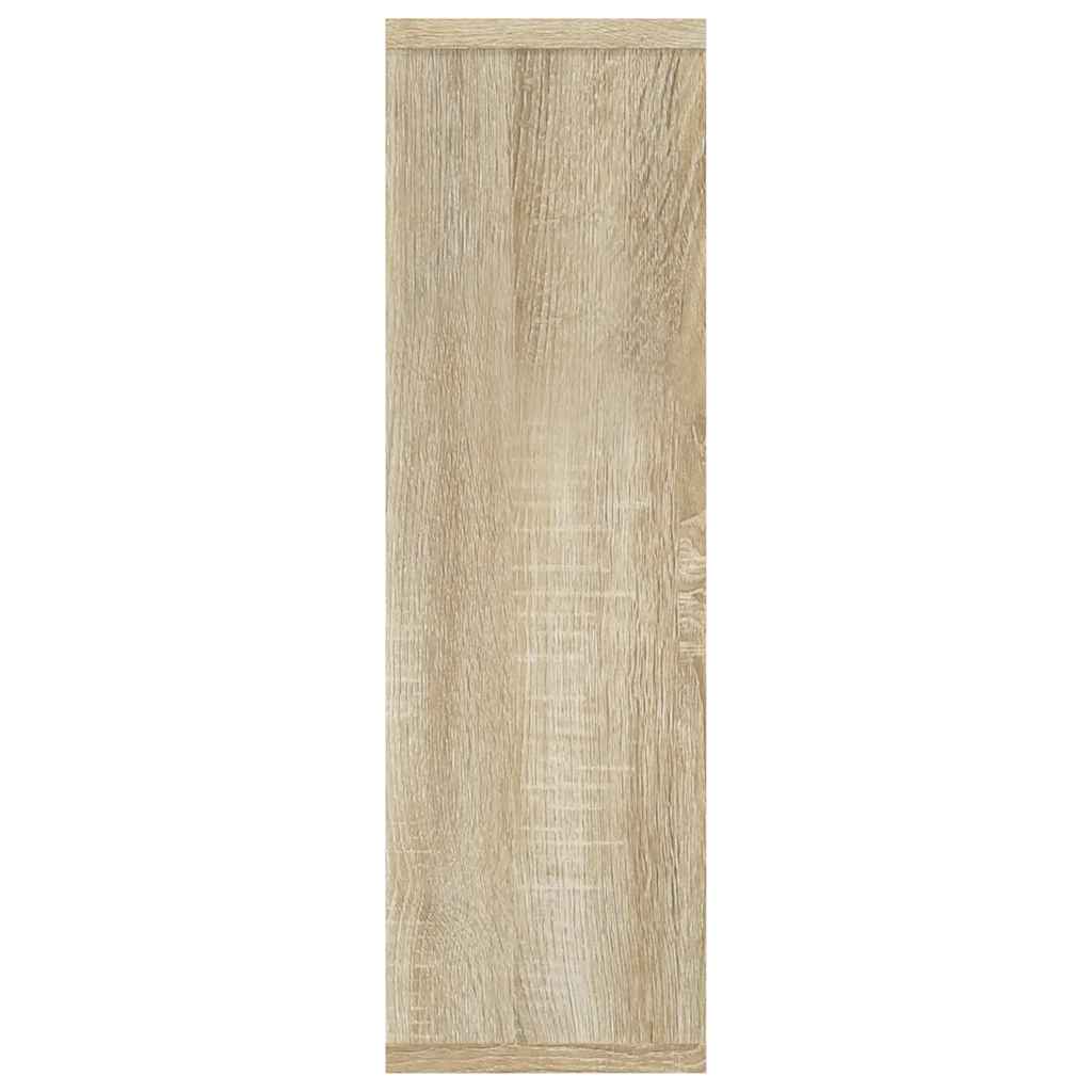 sonoma tölgy szerelt fa fali polc 85 x 16 x 52,5 cm