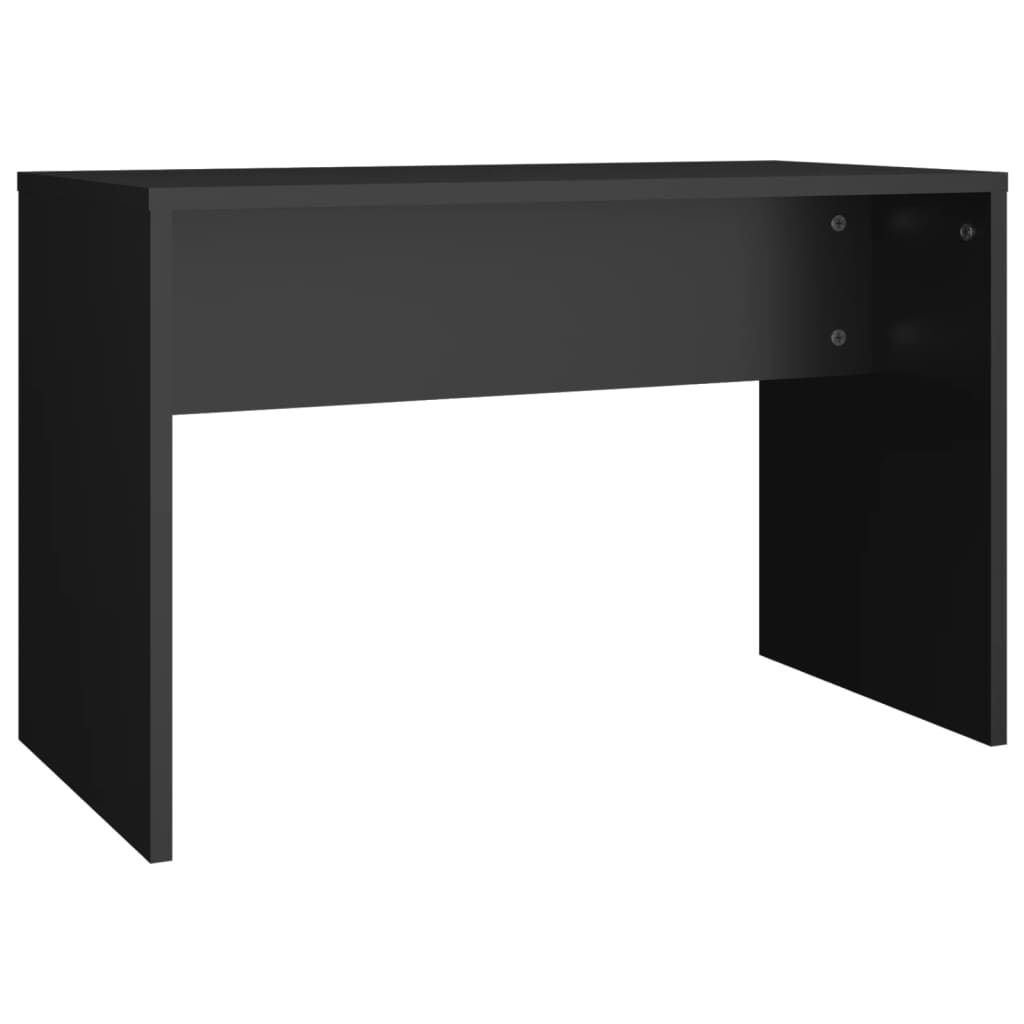 fekete szerelt fa fésülködőszék 70 x 35 x 45 cm