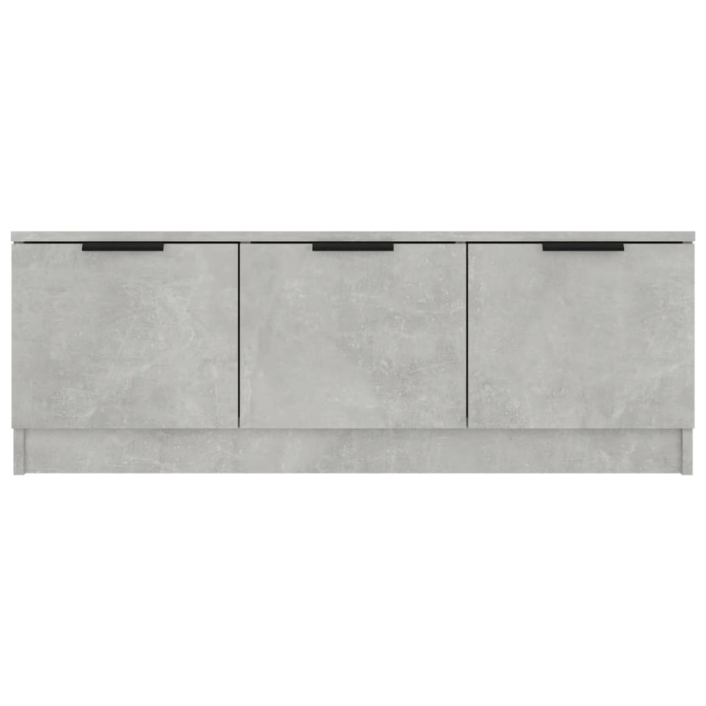betonszürke szerelt fa TV-szekrény 102 x 35 x 36,5 cm