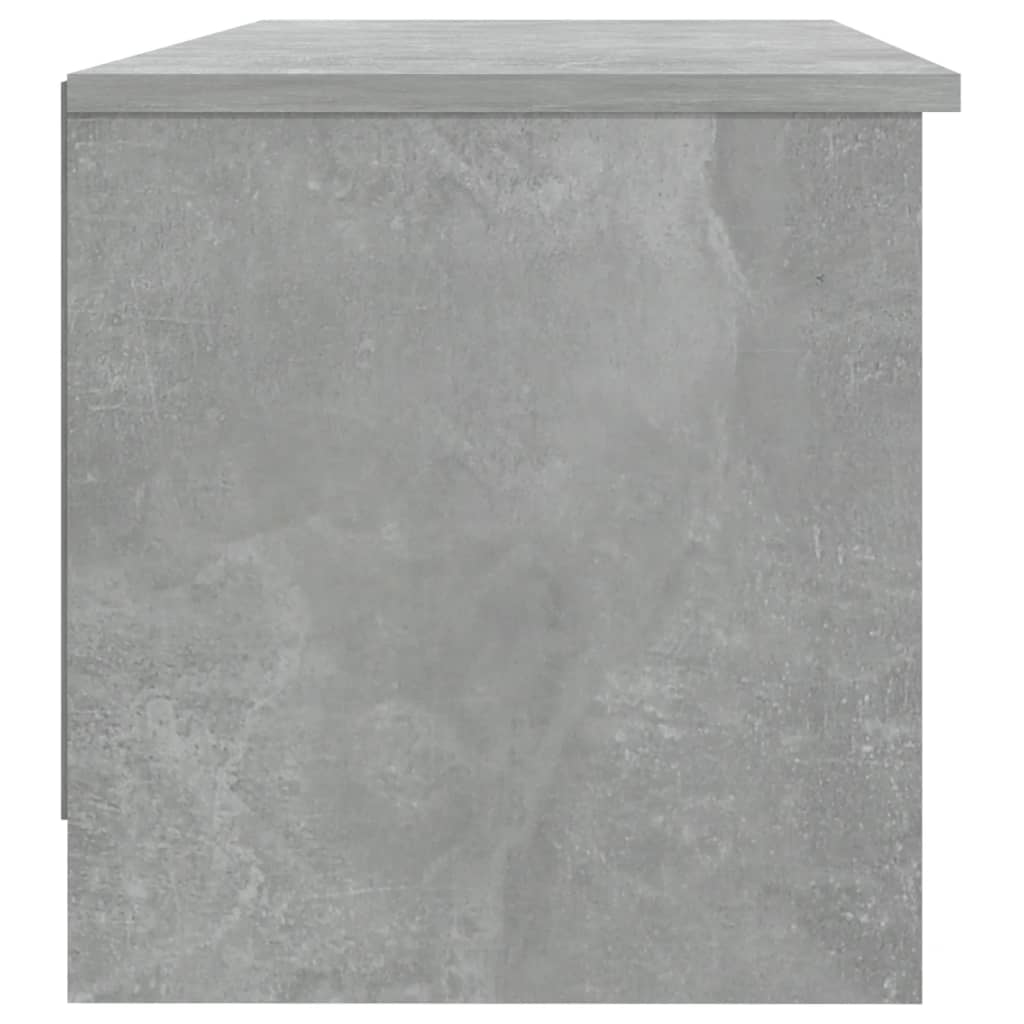 betonszürke szerelt fa TV-szekrény 102 x 35,5 x 36,5 cm