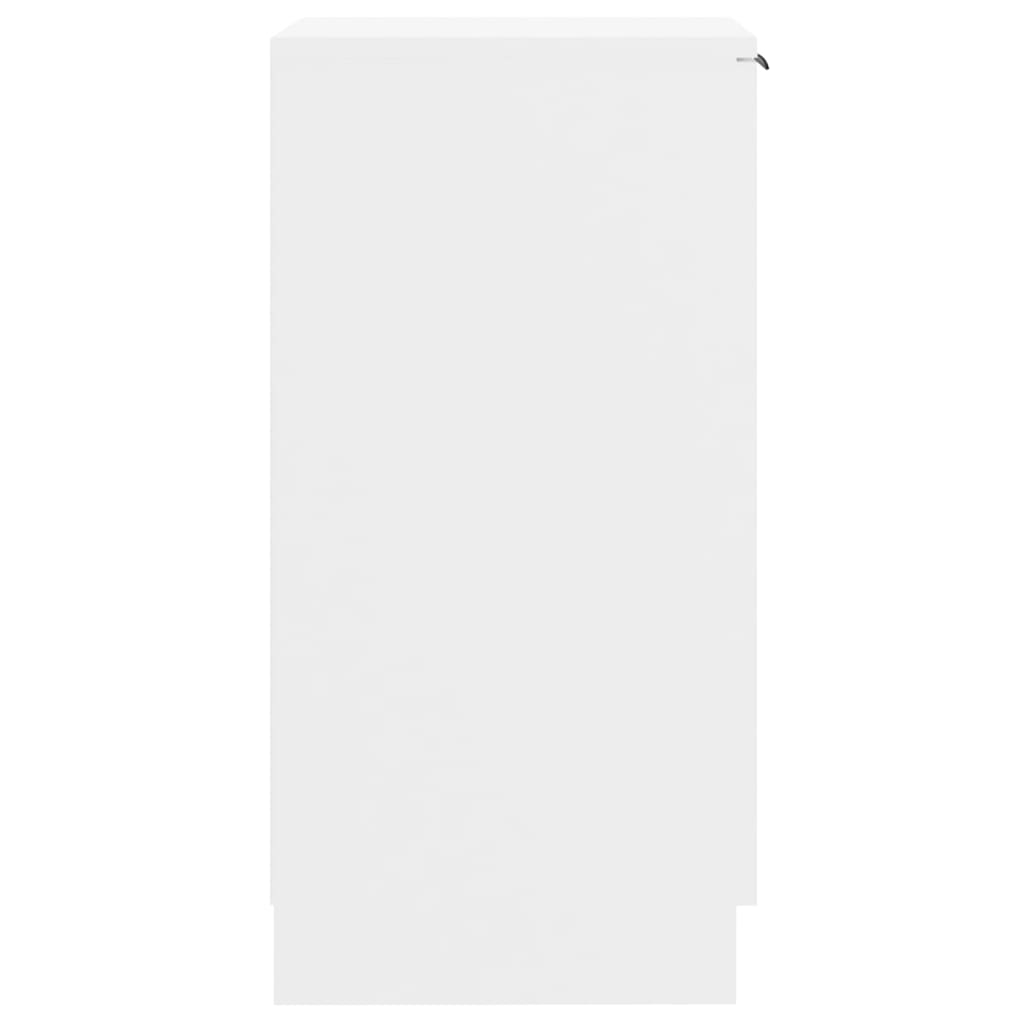 füstös tölgyszínű szerelt fa cipősszekrény 30 x 35 x 70 cm