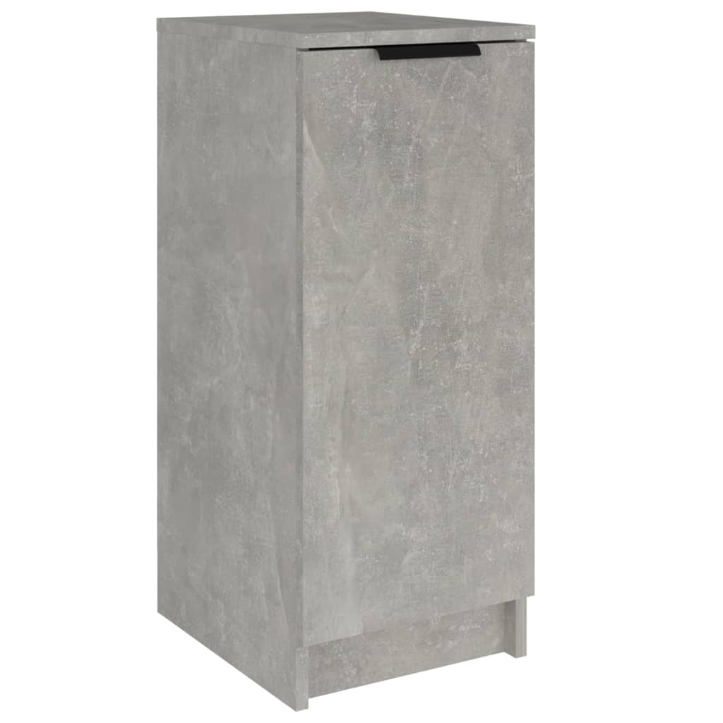 betonszürke szerelt fa cipőszekrény 30x35x70 cm