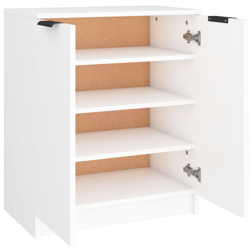 füstös tölgyszínű szerelt fa cipősszekrény 59 x 35 x 70
