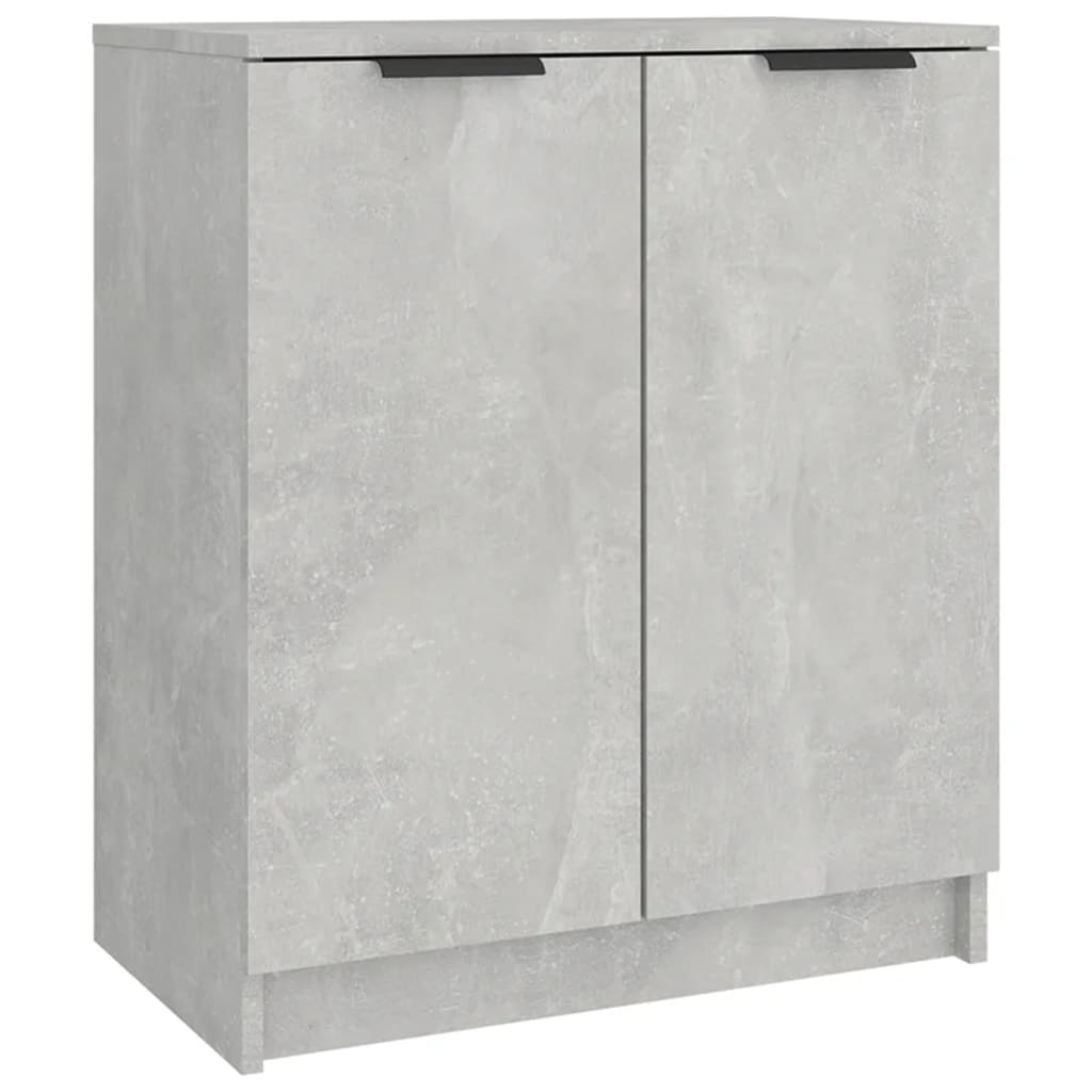 betonszürke szerelt fa cipősszekrény 59 x 35 x 70