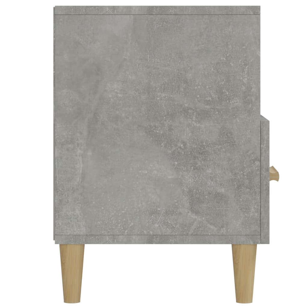 betonszürke szerelt fa TV-szekrény 102 x 36 x 50 cm