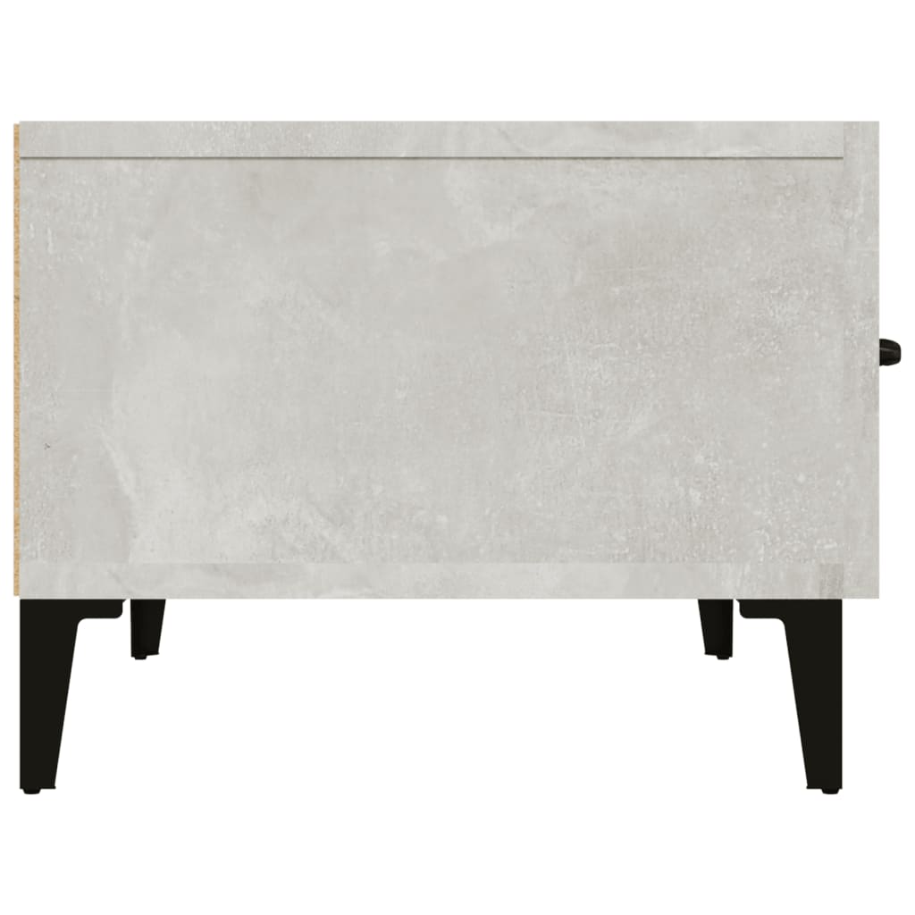 betonszürke szerelt fa TV-szekrény 150 x 34,5 x 30 cm