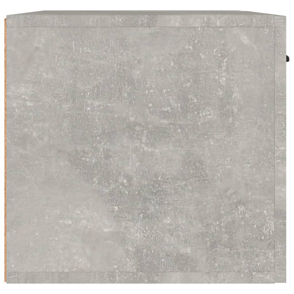 betonszürke szerelt fa faliszekrény 60 x 36,5 x 35 cm