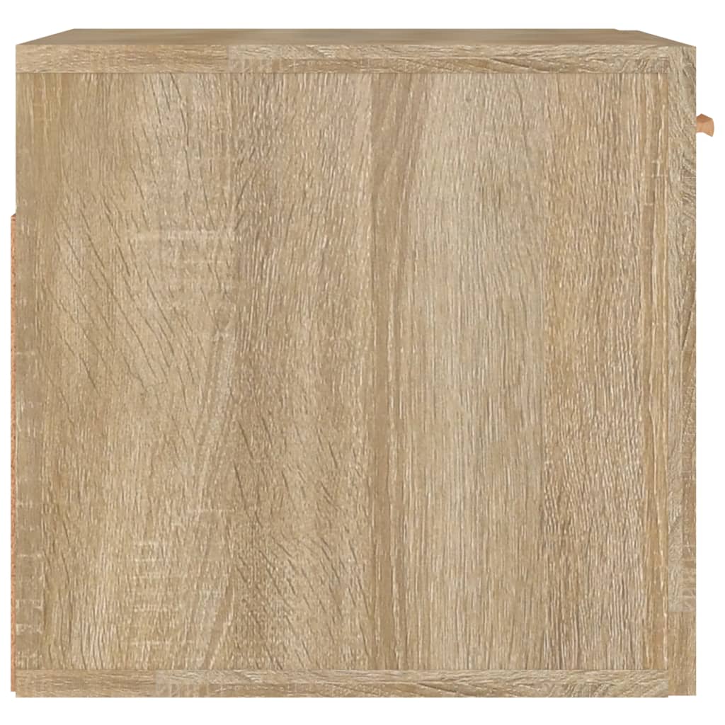 sonoma tölgy színű szerelt fa faliszekrény 80 x 35 x 36,5 cm