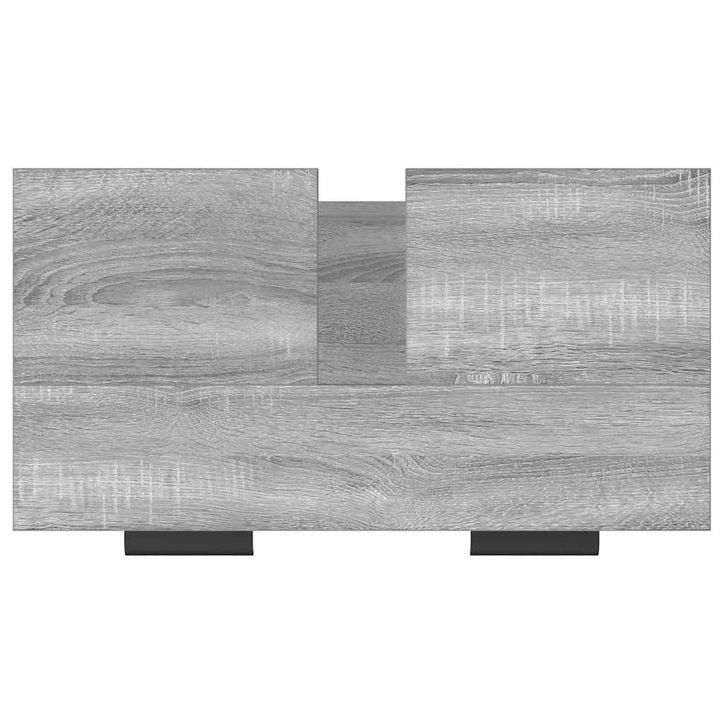 sonoma színű szerelt fa fürdőszobaszekrény 64,5x33,5x59 cm