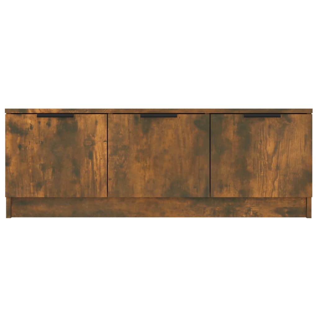 füstös tölgy színű szerelt fa TV-szekrény 102 x 35 x 36,5 cm