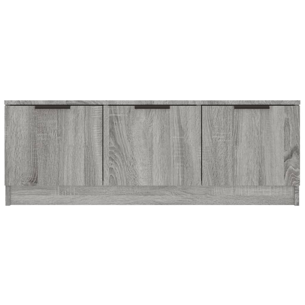 szürke sonoma színű szerelt fa TV-szekrény 102 x 35 x 36,5 cm