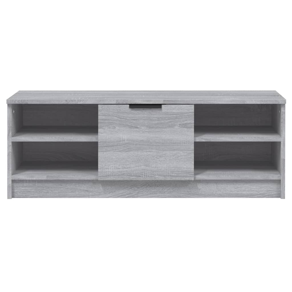 szürke sonoma színű szerelt fa TV-szekrény 102 x 35,5 x 36,5 cm