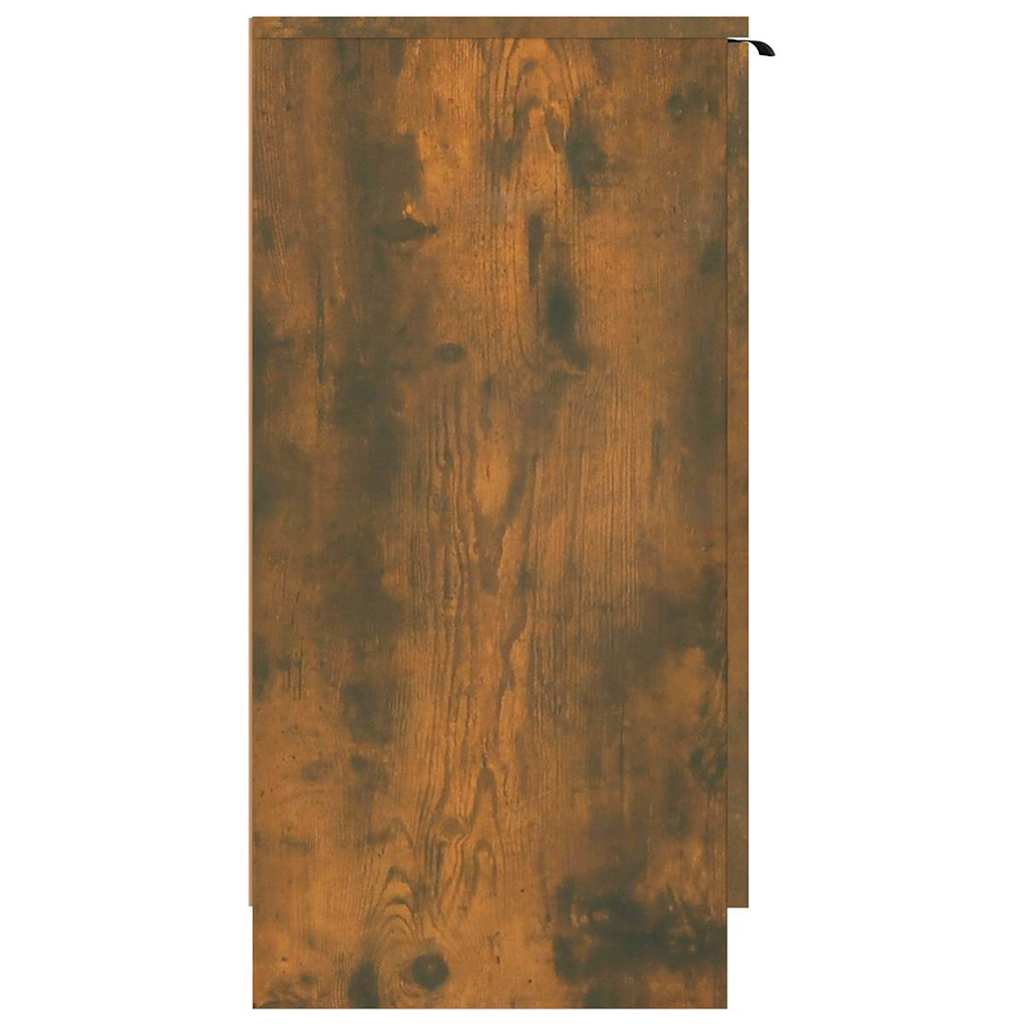 füstös tölgyszínű szerelt fa cipősszekrény 59 x 35 x 70 cm