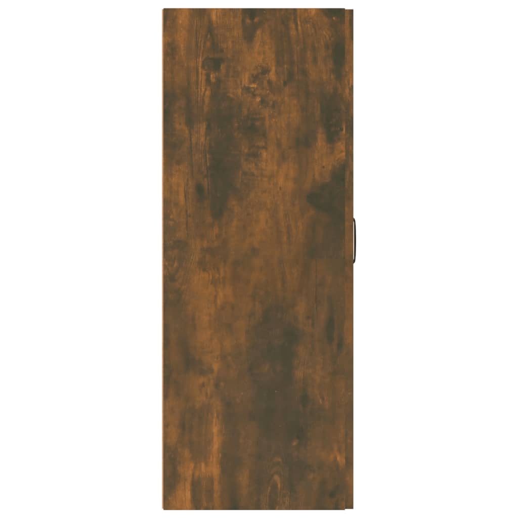 füstös tölgy színű szerelt fa függőszekrény 69,5 x 34 x 90 cm