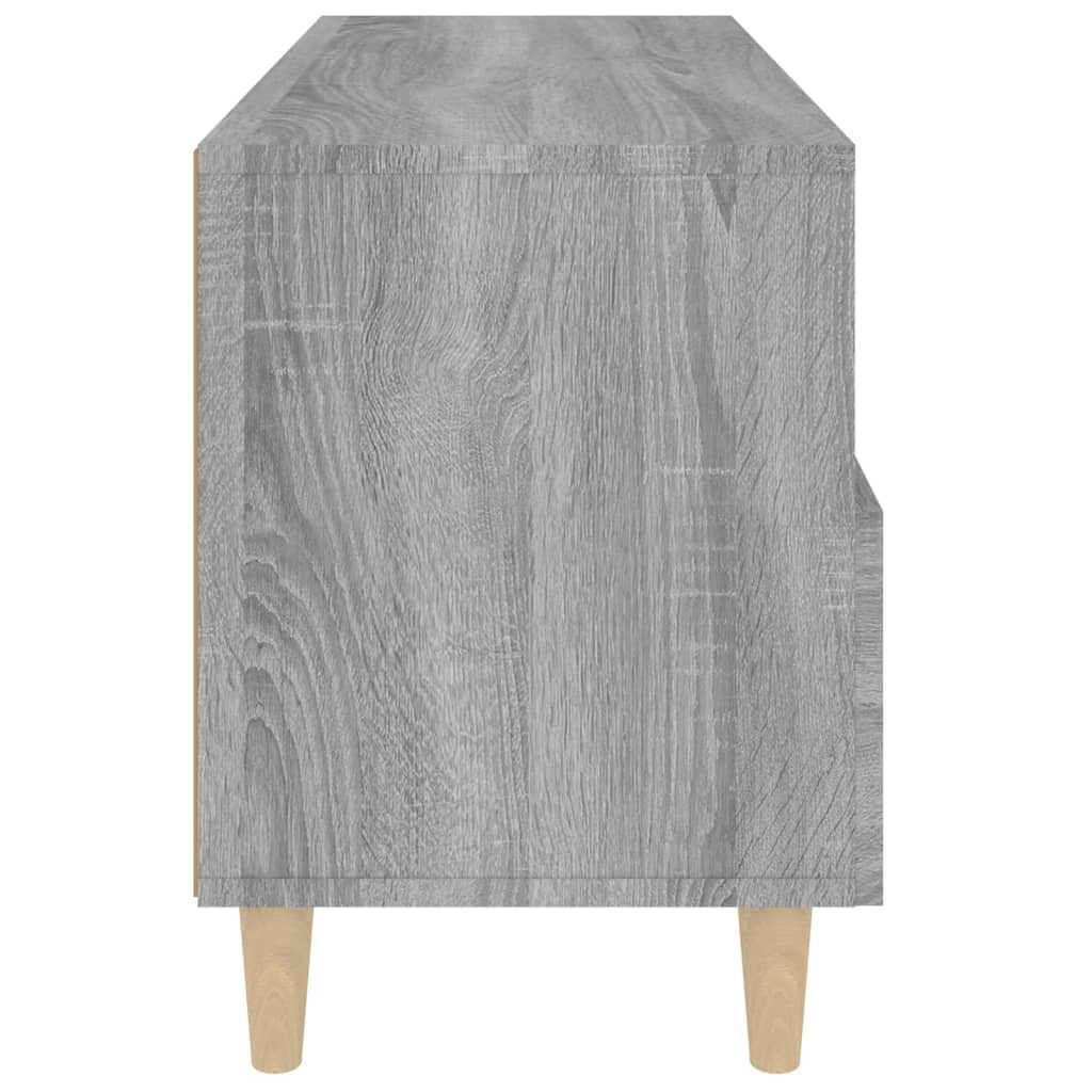 szürke sonoma színű szerelt fa TV-szekrény 80x36x50 cm