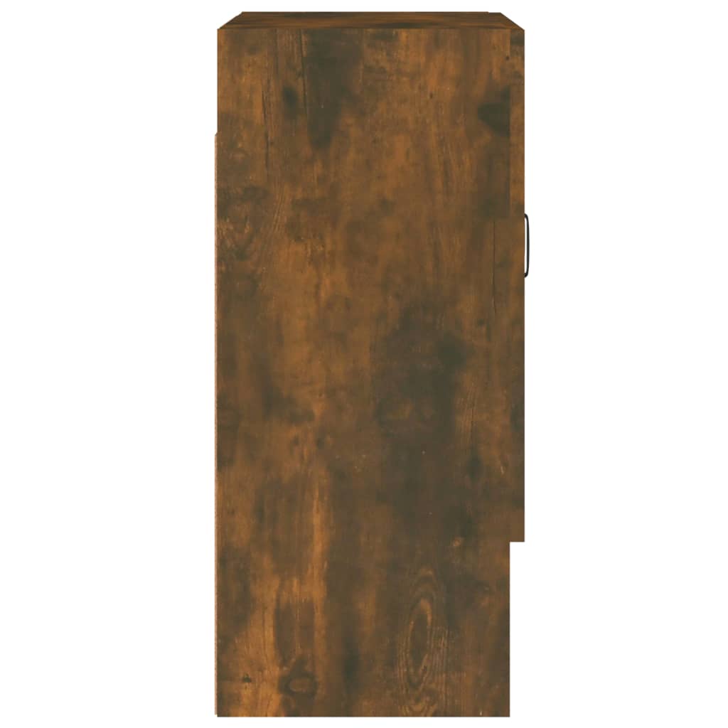 füstös tölgy színű szerelt fa fali szekrény 60 x 31 x 70 cm