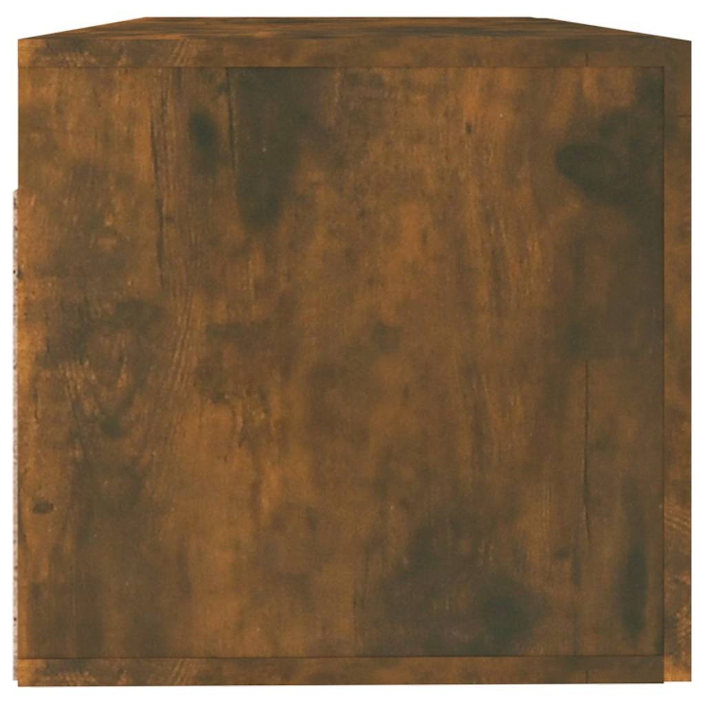 füstös tölgy színű szerelt fa faliszekrény 100 x 36,5 x 35 cm