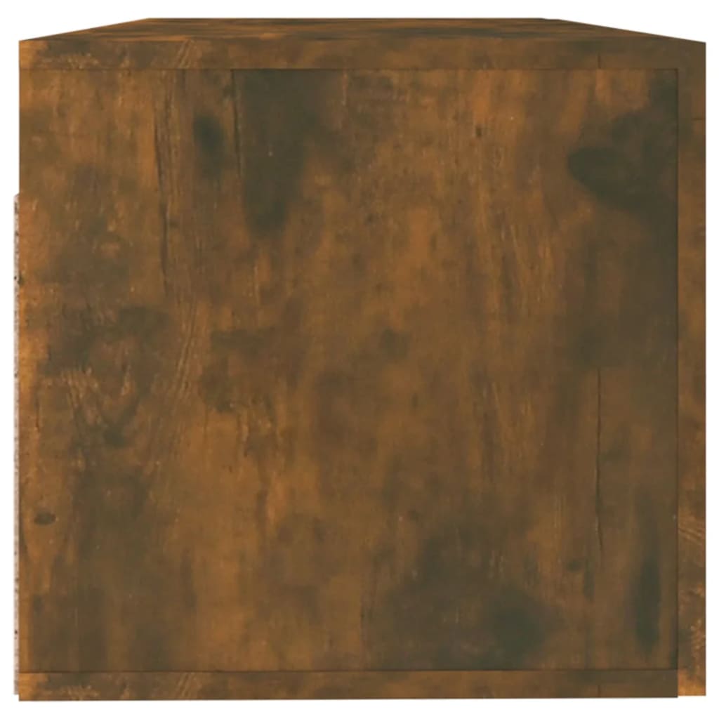 füstös tölgy színű szerelt fa faliszekrény 100 x 36,5 x 35 cm