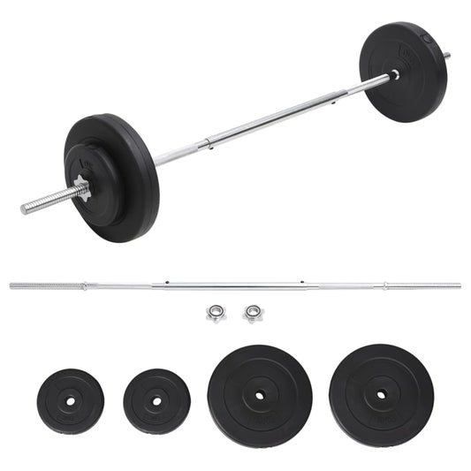 súlyzórúd súlytárcsákkal 30 kg
