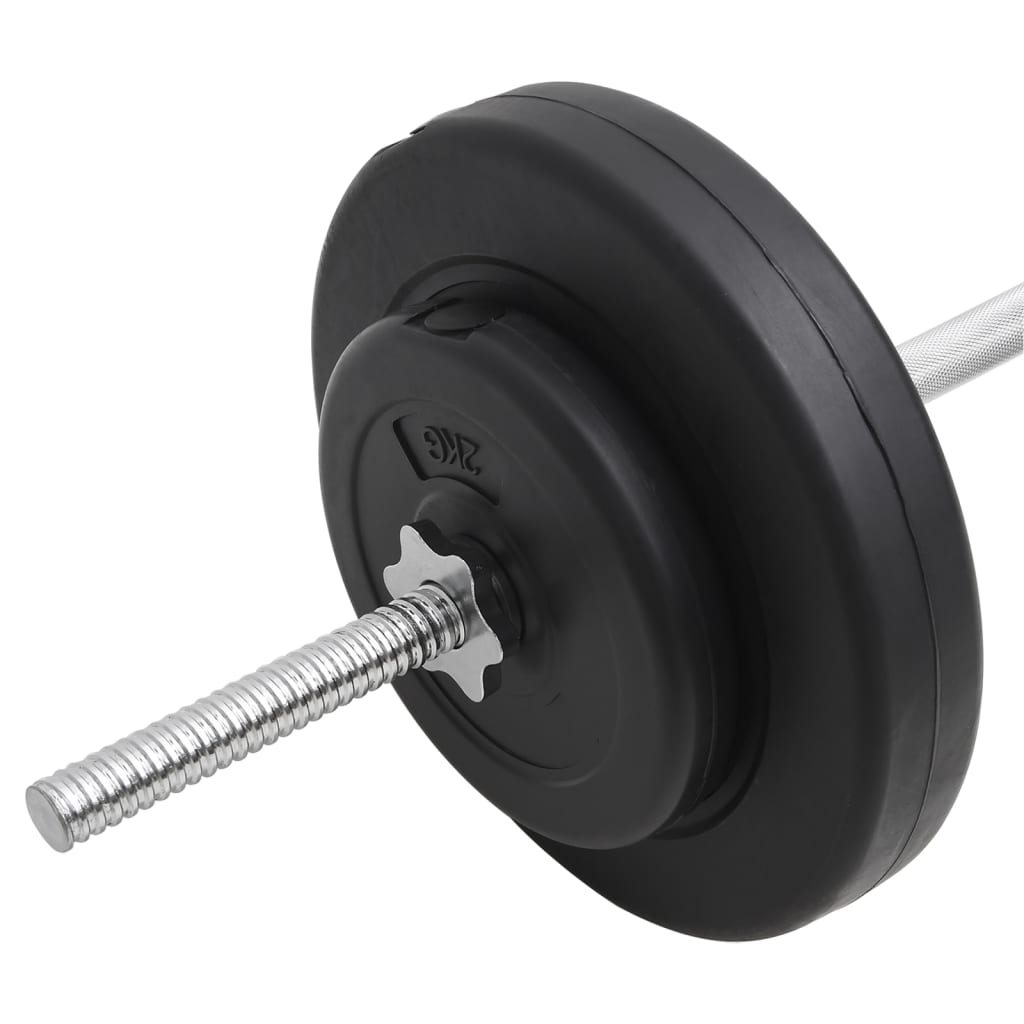 súlyzórúd súlytárcsákkal 30 kg