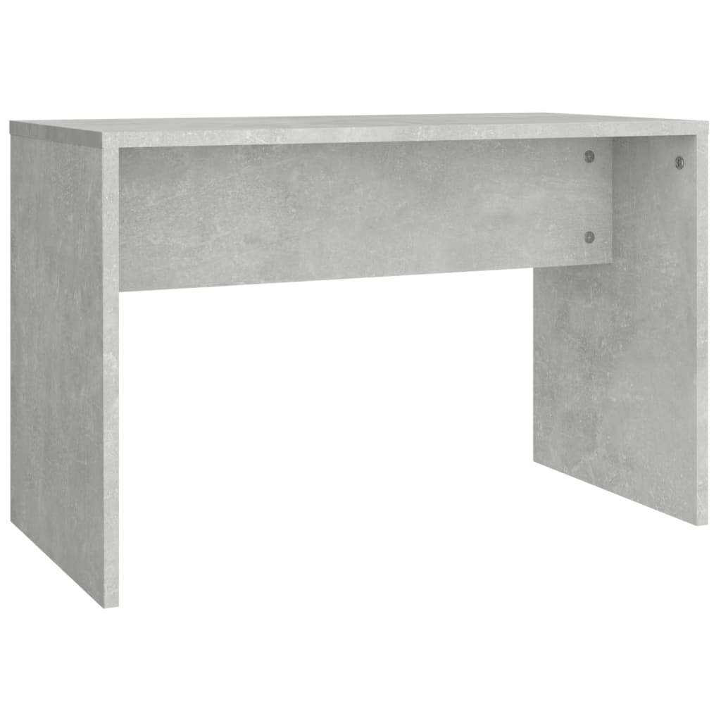 betonszürke színű fésülködőasztal-szett 86,5 x 35 x 136 cm