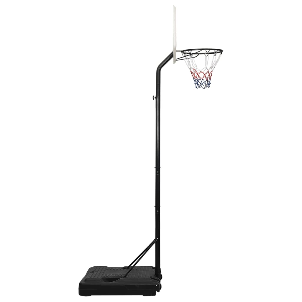 fehér polietilén kosárlabda állvány 282-352 cm