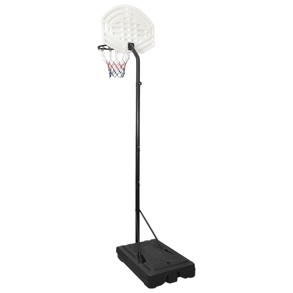 fehér polietilén kosárlabda állvány 282-352 cm
