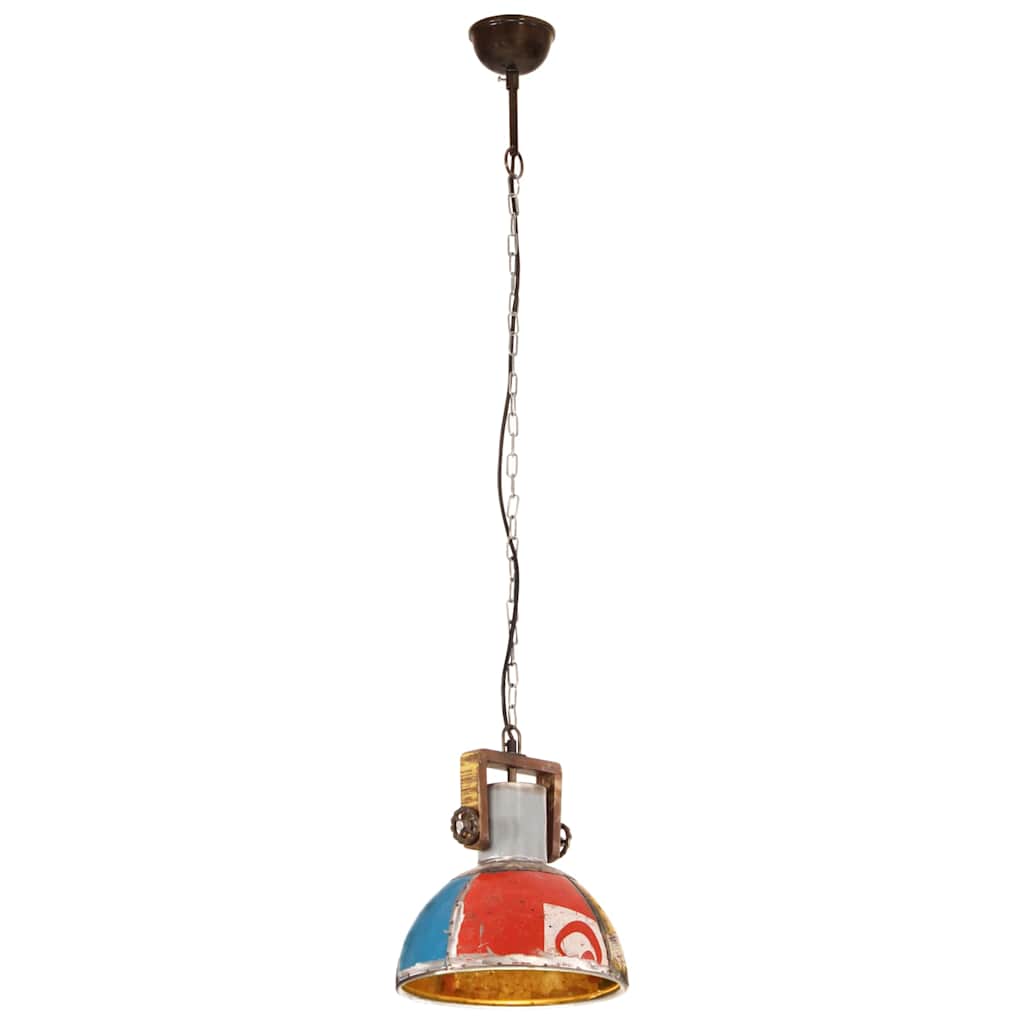 kerek többszínű ipari függőlámpa 25 W 30 cm E27