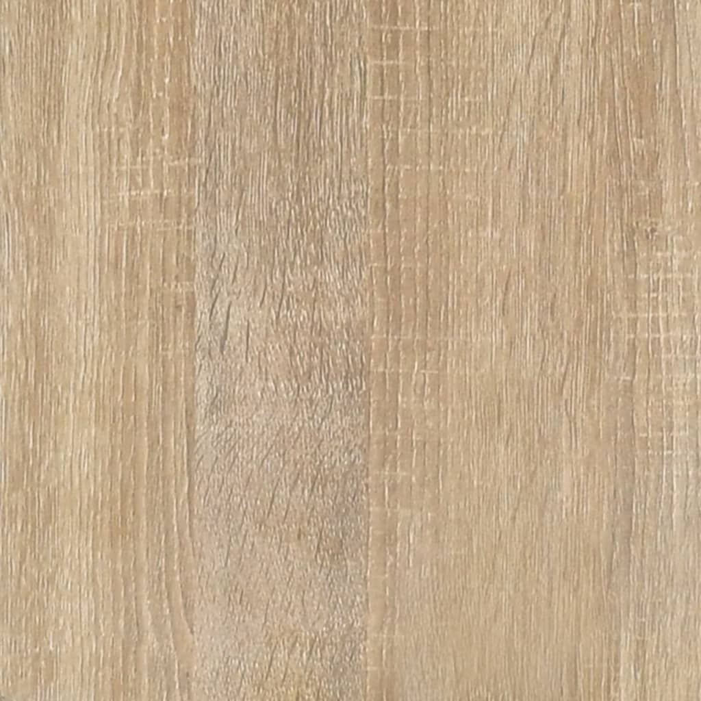 2 db sonoma tölgy színű szerelt fa faliszekrény 60x36,5x35 cm