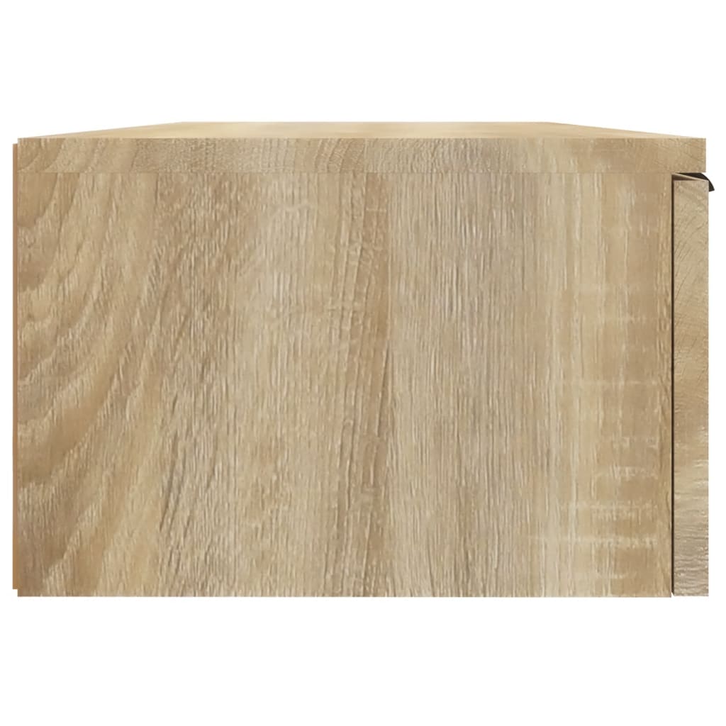 2 db sonoma tölgyszínű szerelt fa fali szekrény 68x30x20 cm