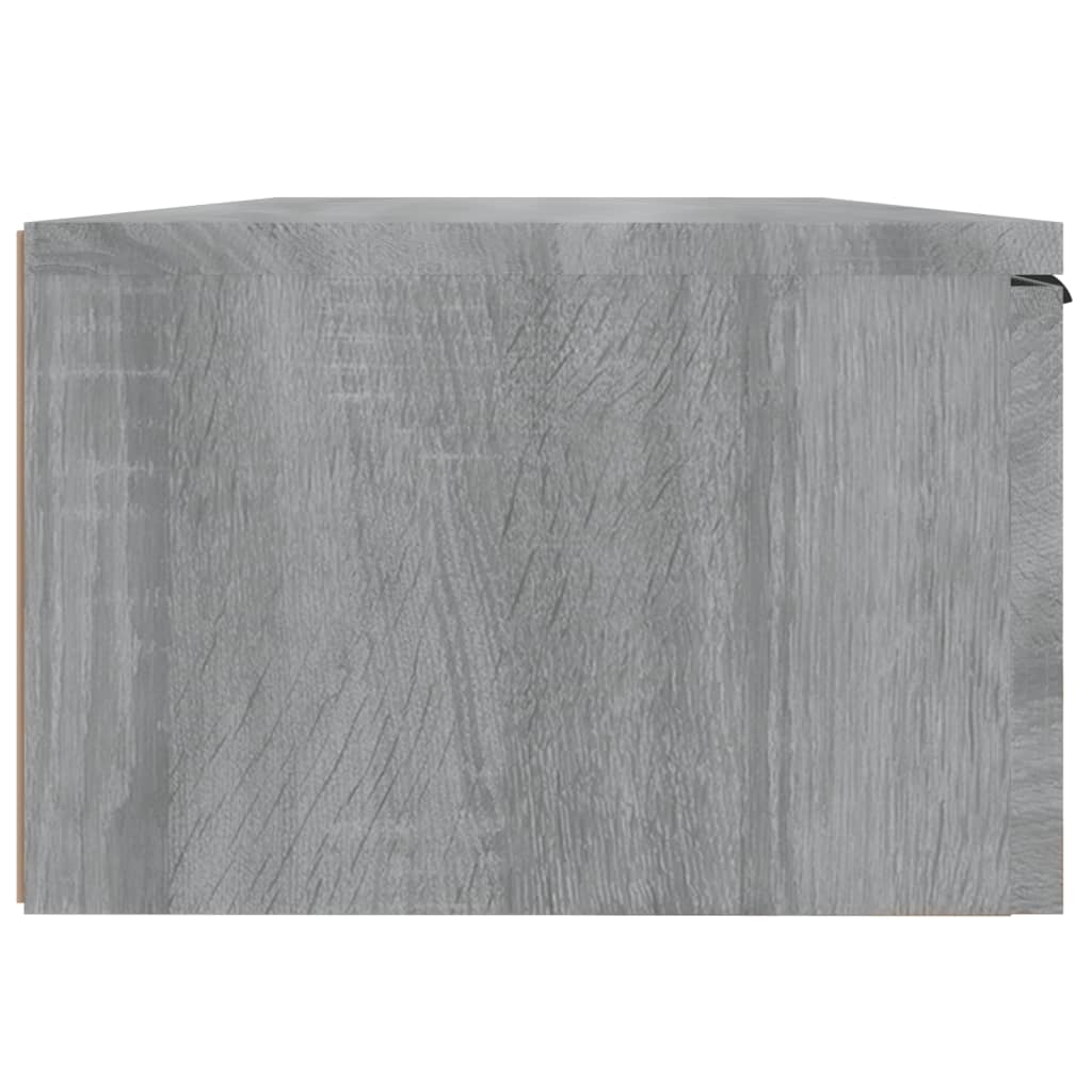 2 db szürke sonoma szerelt fa fali szekrény 68 x 30 x 20 cm