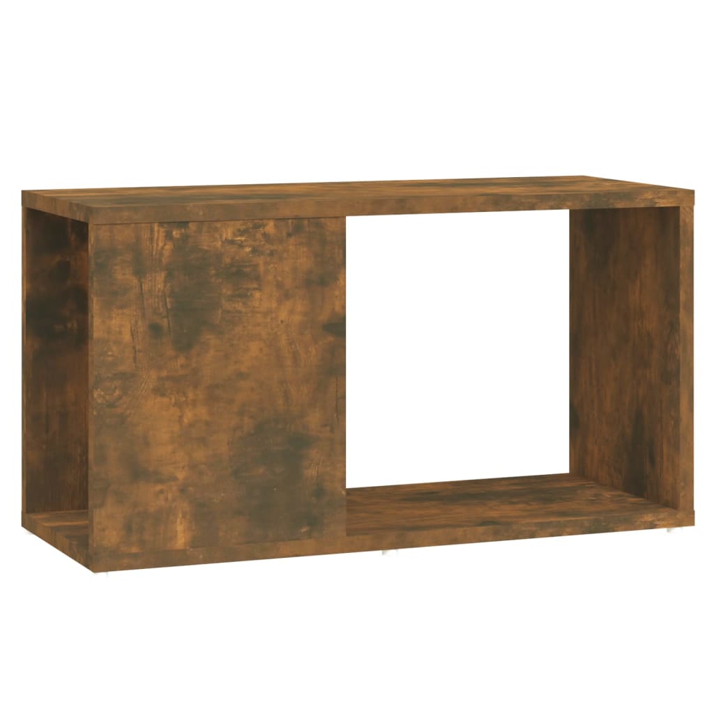füstös tölgy színű szerelt fa TV-szekrény 60 x 24 x 32 cm