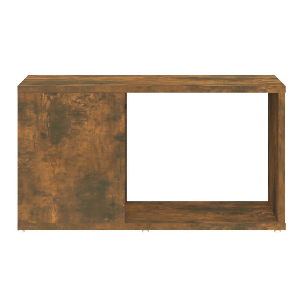 füstös tölgy színű szerelt fa TV-szekrény 60 x 24 x 32 cm