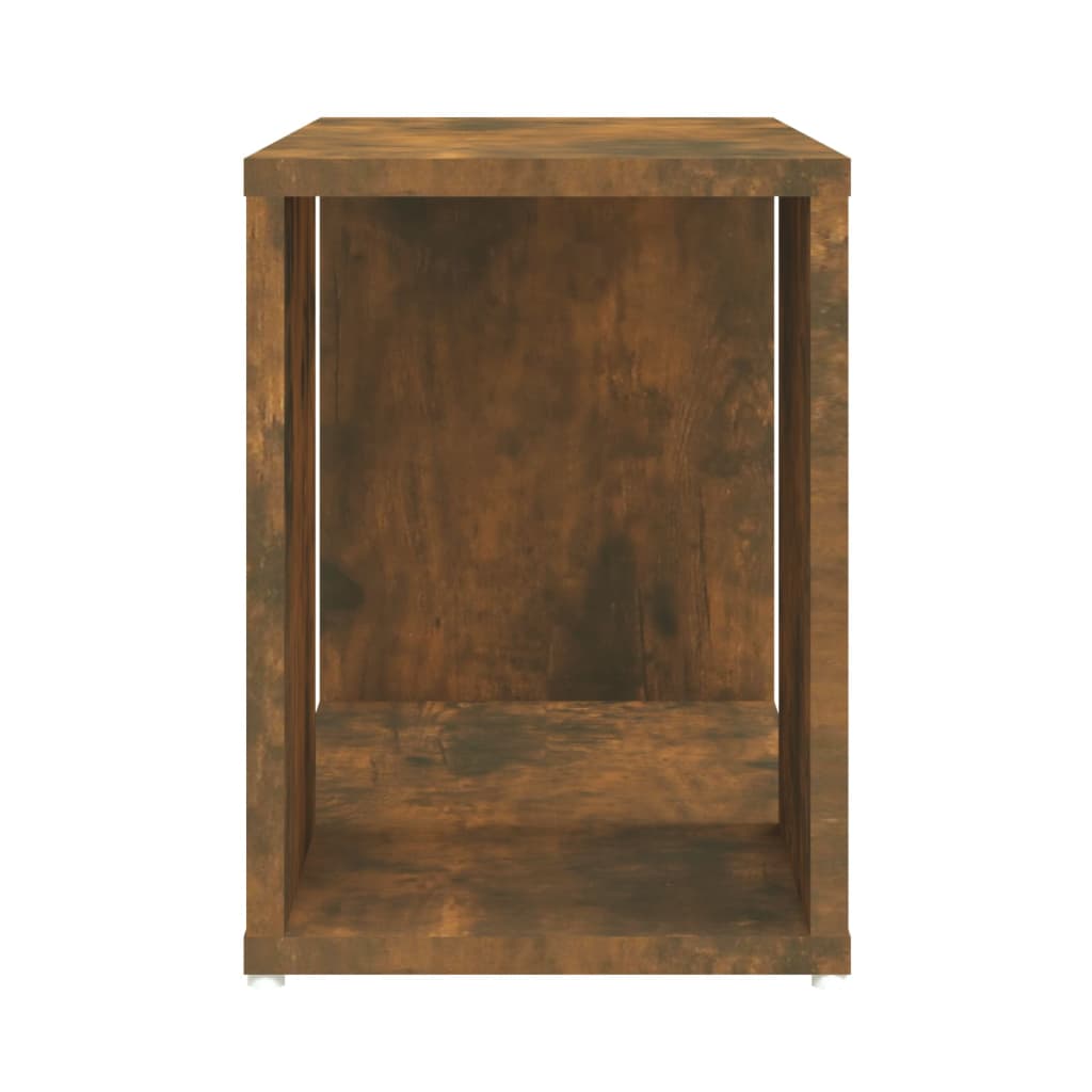 füstös tölgy színű szerelt fa TV-szekrény 60 x 24 x 32 cm