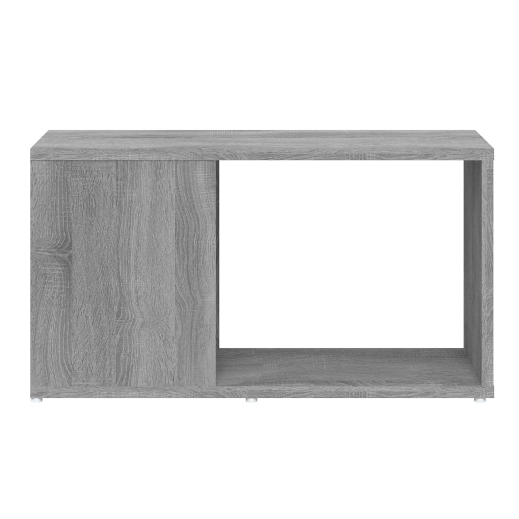 szürke sonoma színű szerelt fa TV-szekrény 60 x 24 x 32 cm