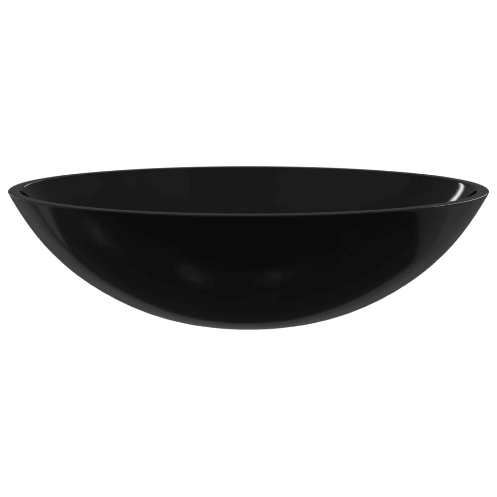 fehér üveg fekete 50 x 37 x 14 cm