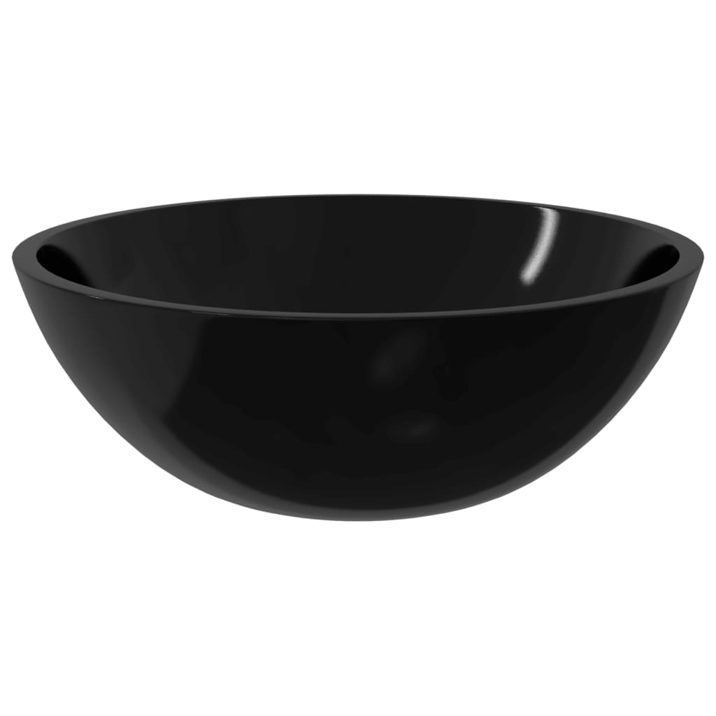 fehér üveg fekete 50 x 37 x 14 cm