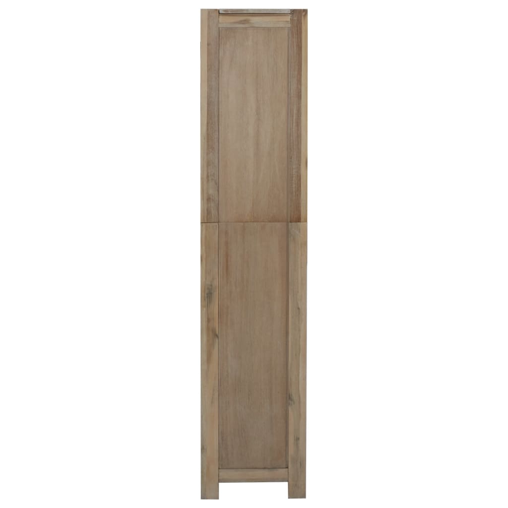 5-szintes tömör akácfa könyvespolc 80 x 30 x 140 cm