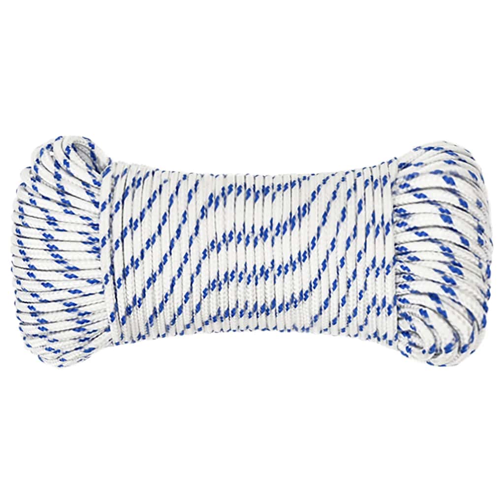 fehér polipropilén hajókötél 4 mm 25 m